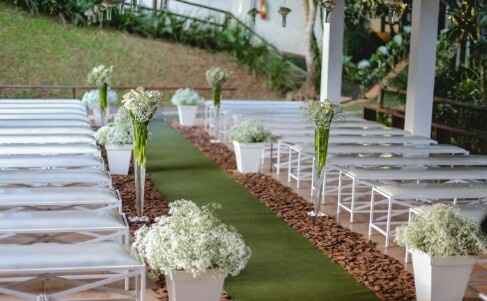Decoração - greenery e romântico - 1