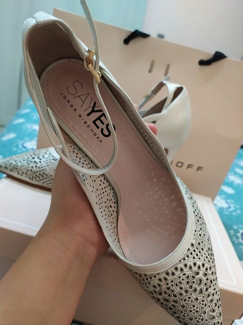 Meu sapato para o Grande Dia 👰 3