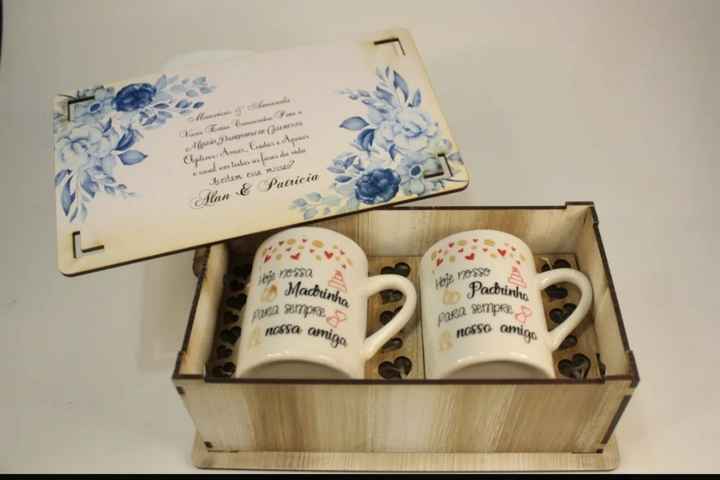 Lembrancinha padrinhos - 2