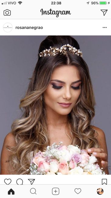  Inspiração de cabelo solto para noivas - 2