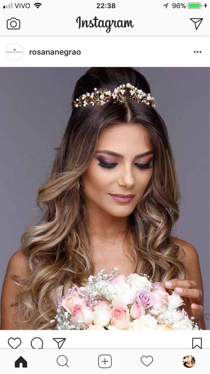  Inspiração de cabelo solto para noivas - 2
