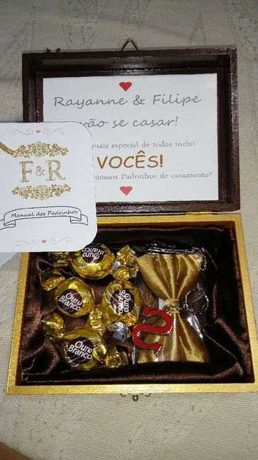 Caixa dos padrinhos!! - 2