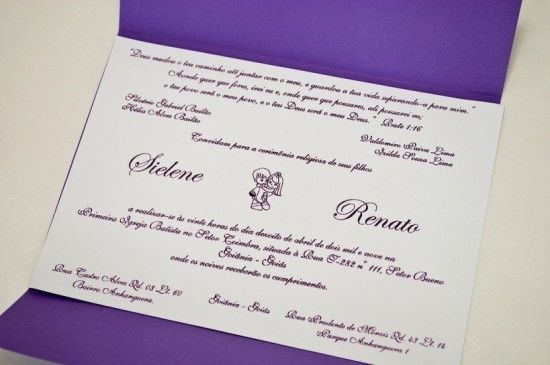 Convite de Casamento 1