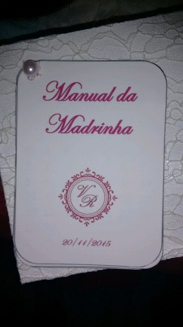 Lembrancinhas dos padrinhos. - 1