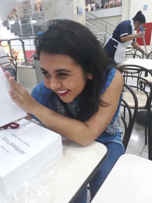 Cada um com sua reação ! Foi d+