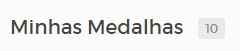 Quantas medalhas você tem?