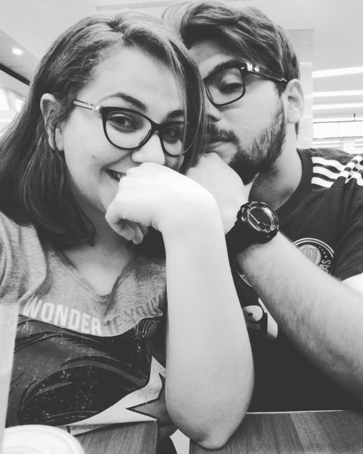Nossa primeira foto juntos ?