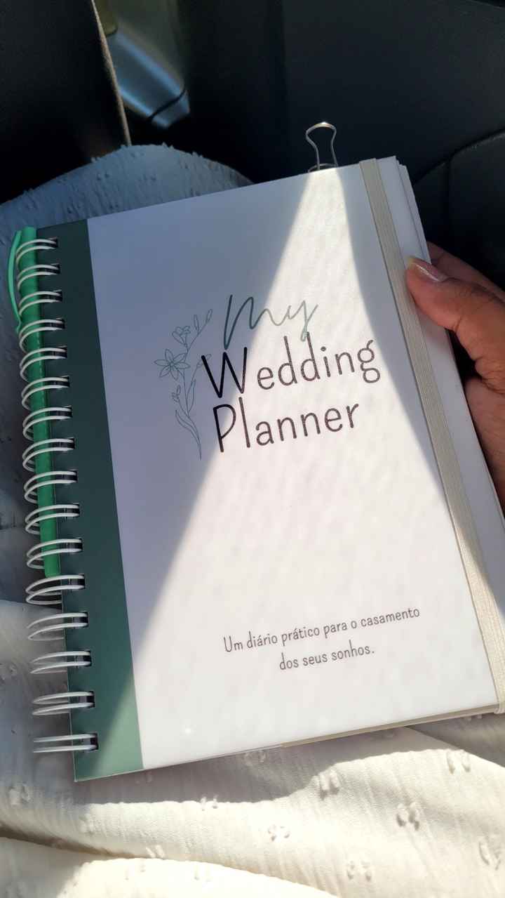 Sua opinião sobre: Planner de noiva - 1