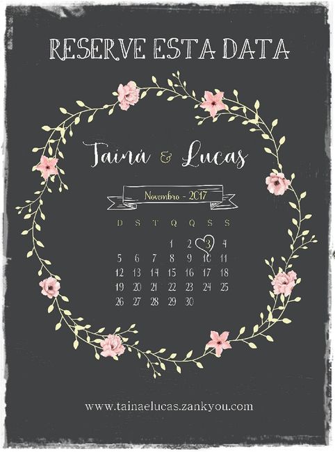 Reserve esta data 