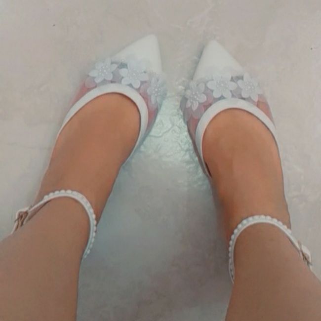 Meu sapato de noiva 🤍👰🏻 1
