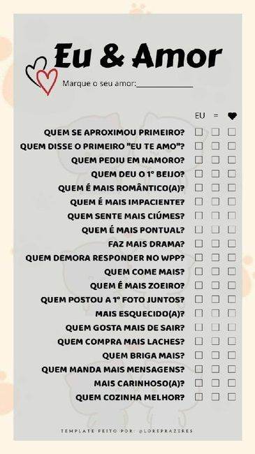 Brincadeira para noivado 1