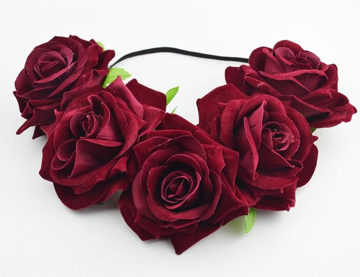Tiara de flores para as Damas