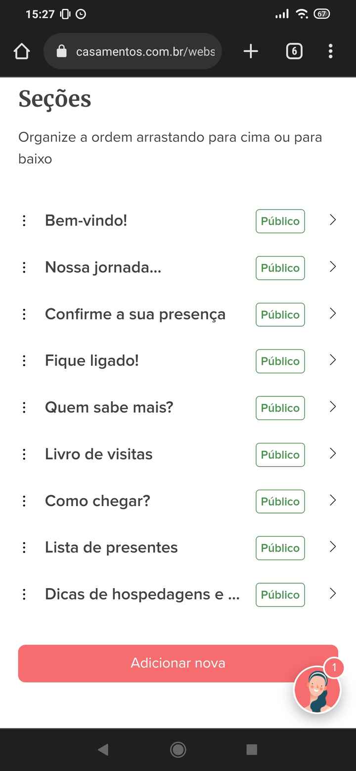 Como remover a solicitação de endereço no meu site? - 1