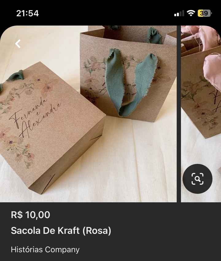 Sacolinhas kraft personalizadas ✍🏻 - 1
