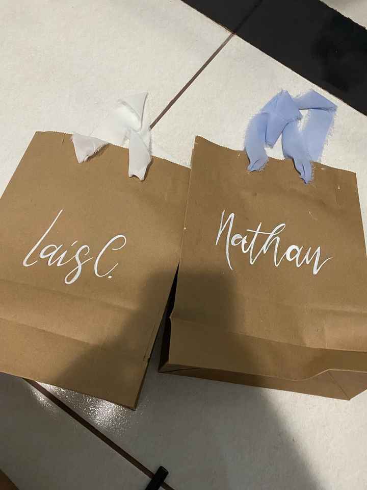 Sacolinhas kraft personalizadas ✍🏻 - 2