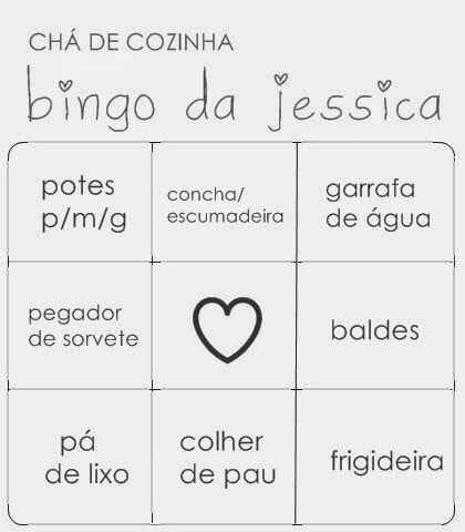  Bingos para chá de panela - 1