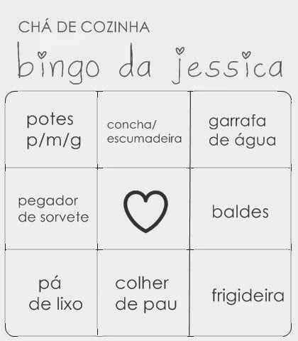  Bingos para chá de panela - 1