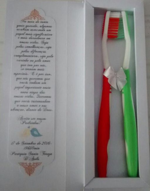 Convite dos padrinhos - 2