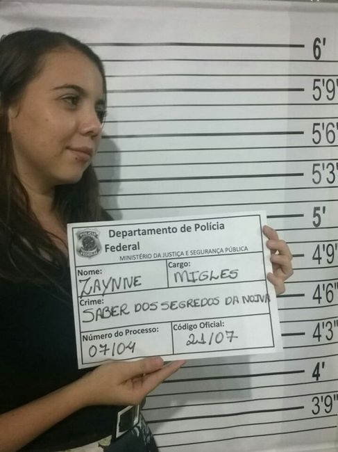 Meu chá de Cozinha - plaquinha do crime #vemver 5