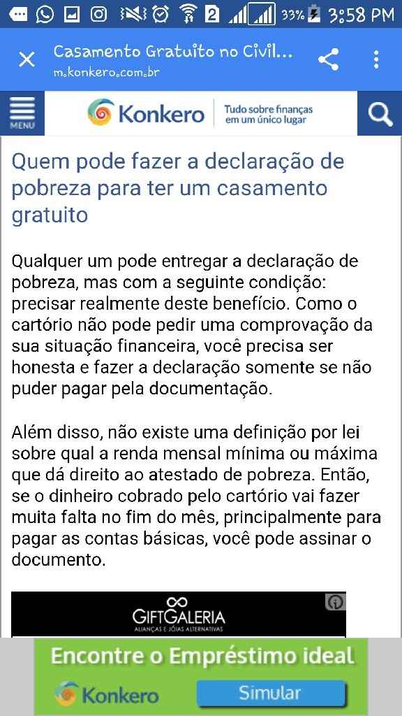 Casamento no civil de graça - 1