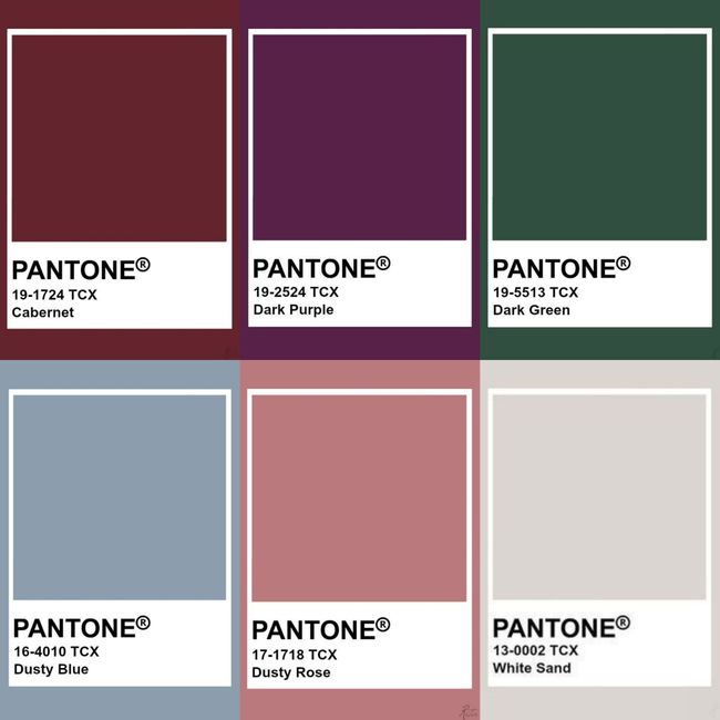 Definimos a Cartela de Cores do Casamento 1
