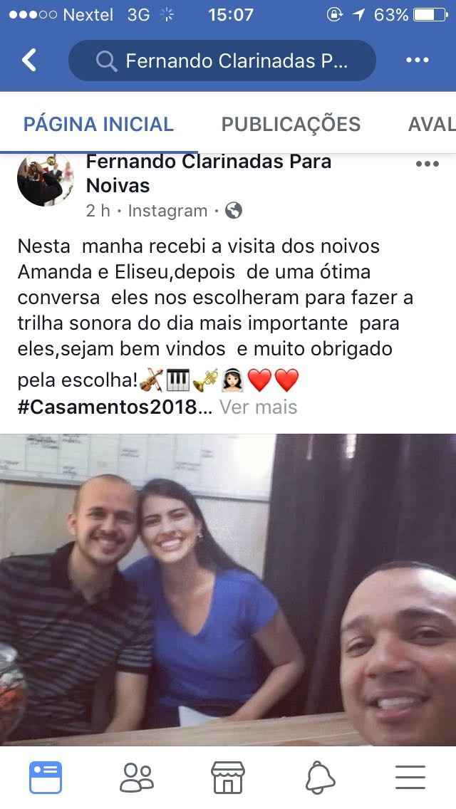 Post do Fernando após fecharmos o contrato!