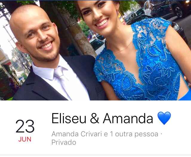Evento do casamento no facebook! - 1