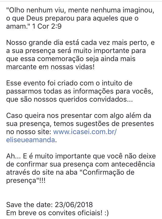 Lista de presente - 1