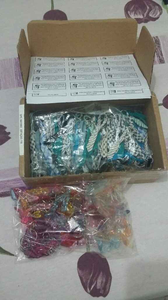 Minhas lembrancinhas da hora da gravata chegaram!!! - 3