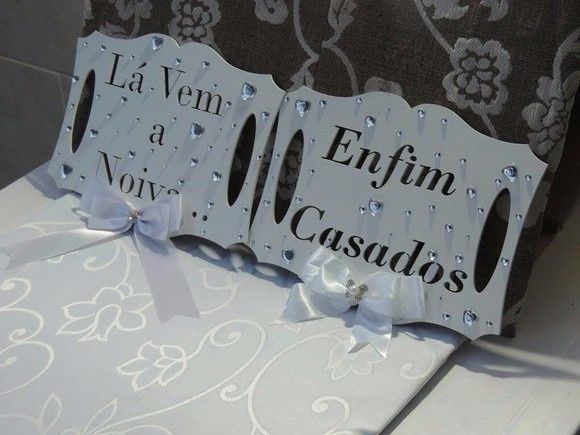 Plaquinhas para a daminha.