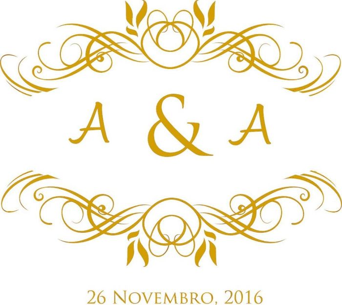 Monograma para os guardanapos personalizados!