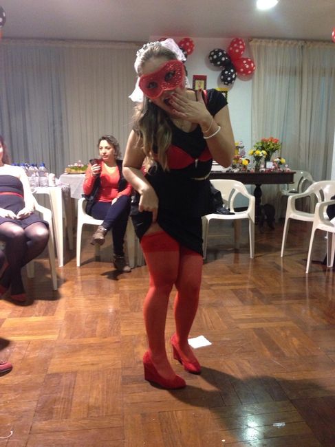 Chá de lingerie - convite + festa - 6