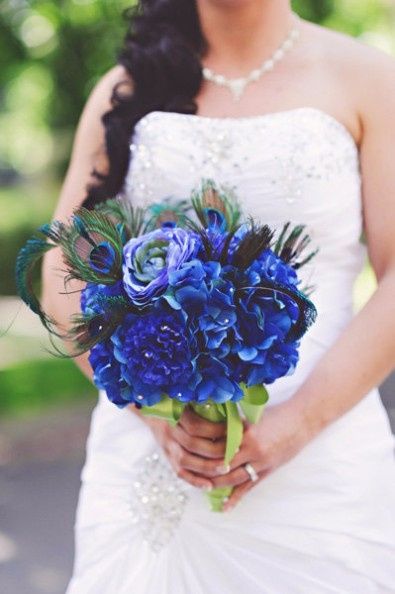 dica bouquet azul