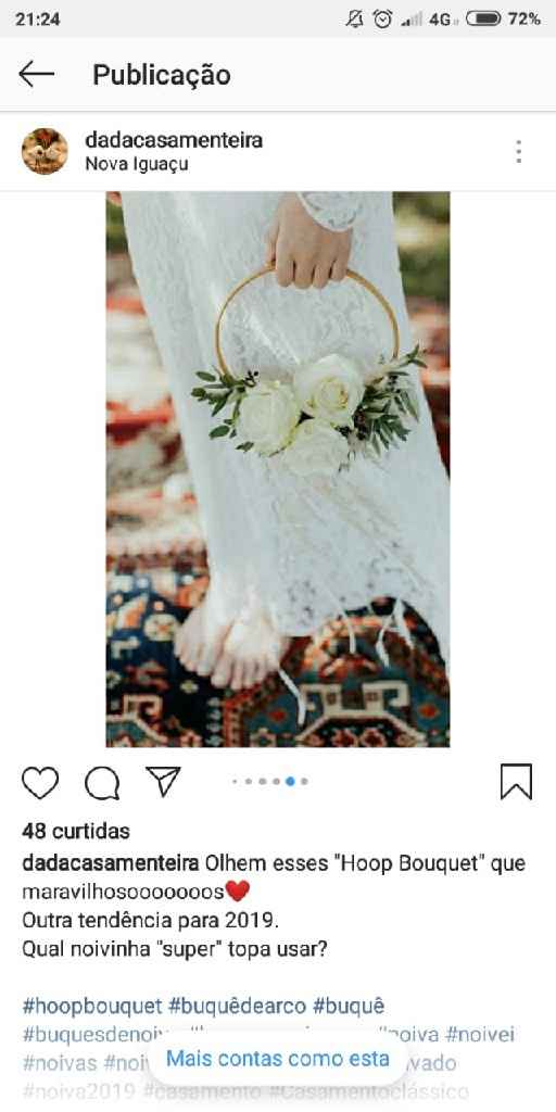 "Hoop bouquet" - 1