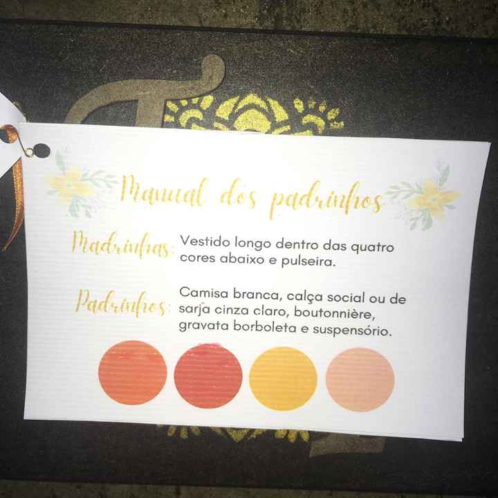 Convites dos padrinhos - 2