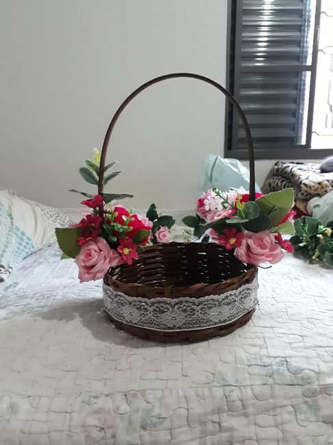 Cestas para as minhas floristas e porta aliança diy 4