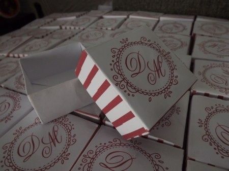 Caixinhas para os meus bem-casados