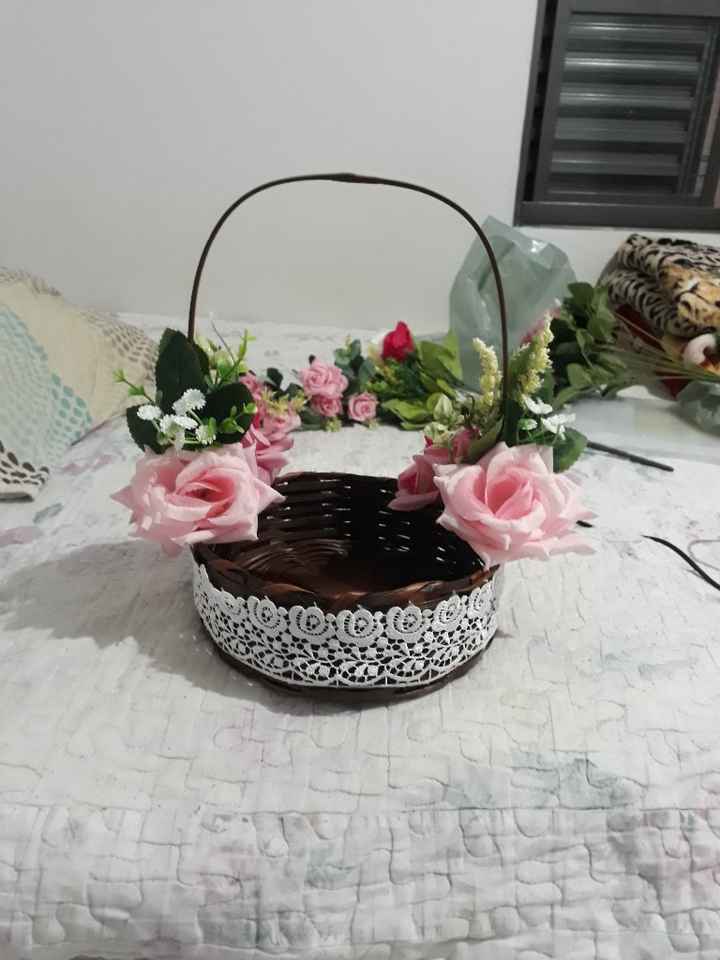 Cestas para as minhas floristas e porta aliança diy - 1