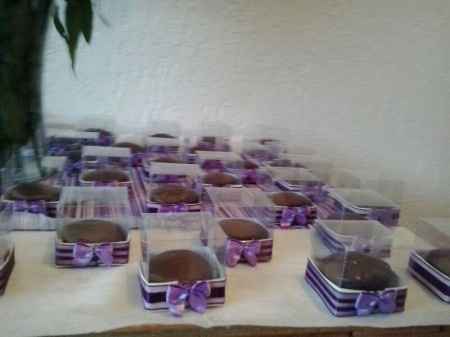 Meu centro de mesa e doces do noivado - 6