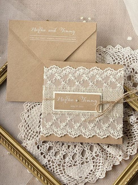 Inspiração para convites de casamento
