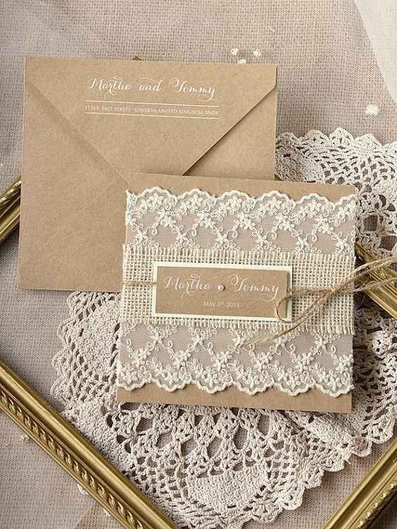 Inspiração para convites de casamento