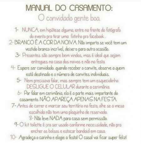 Manual Casamento 