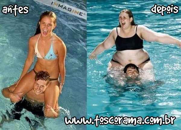 Antes e Depois kkkkkkkkkkkkk