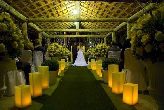 Casamento Ao Ar Livre à Noite
