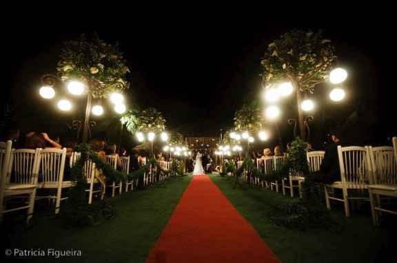 Casamento Ao Ar Livre à Noite