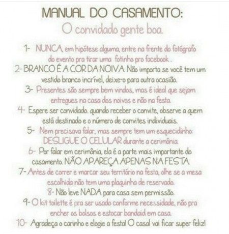 Manual Casamento 