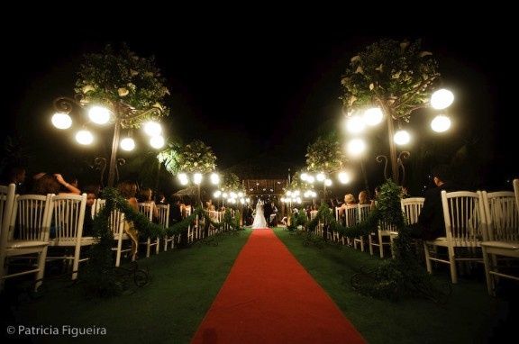 Casamento Ao Ar Livre à Noite