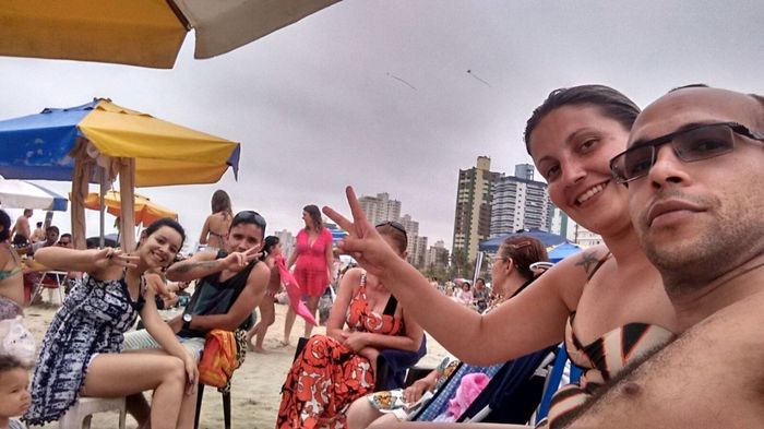 Praia com Mozãao
