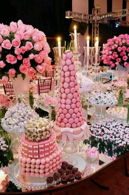 Decoração Rosa dourado e Branco