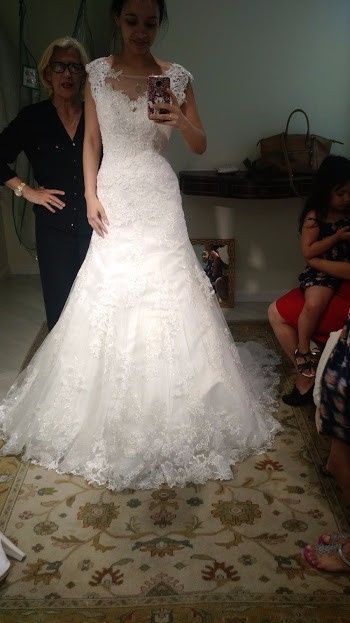 Minha Prova Vestido Semi Sereia